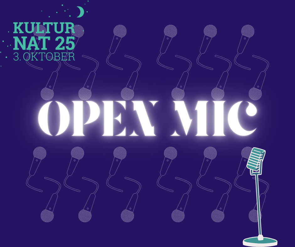 Open Mic! 03. oktober kl. 19:00